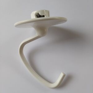 KitchenAid White Dough Hook Attachment  Compatible with K45 mixer